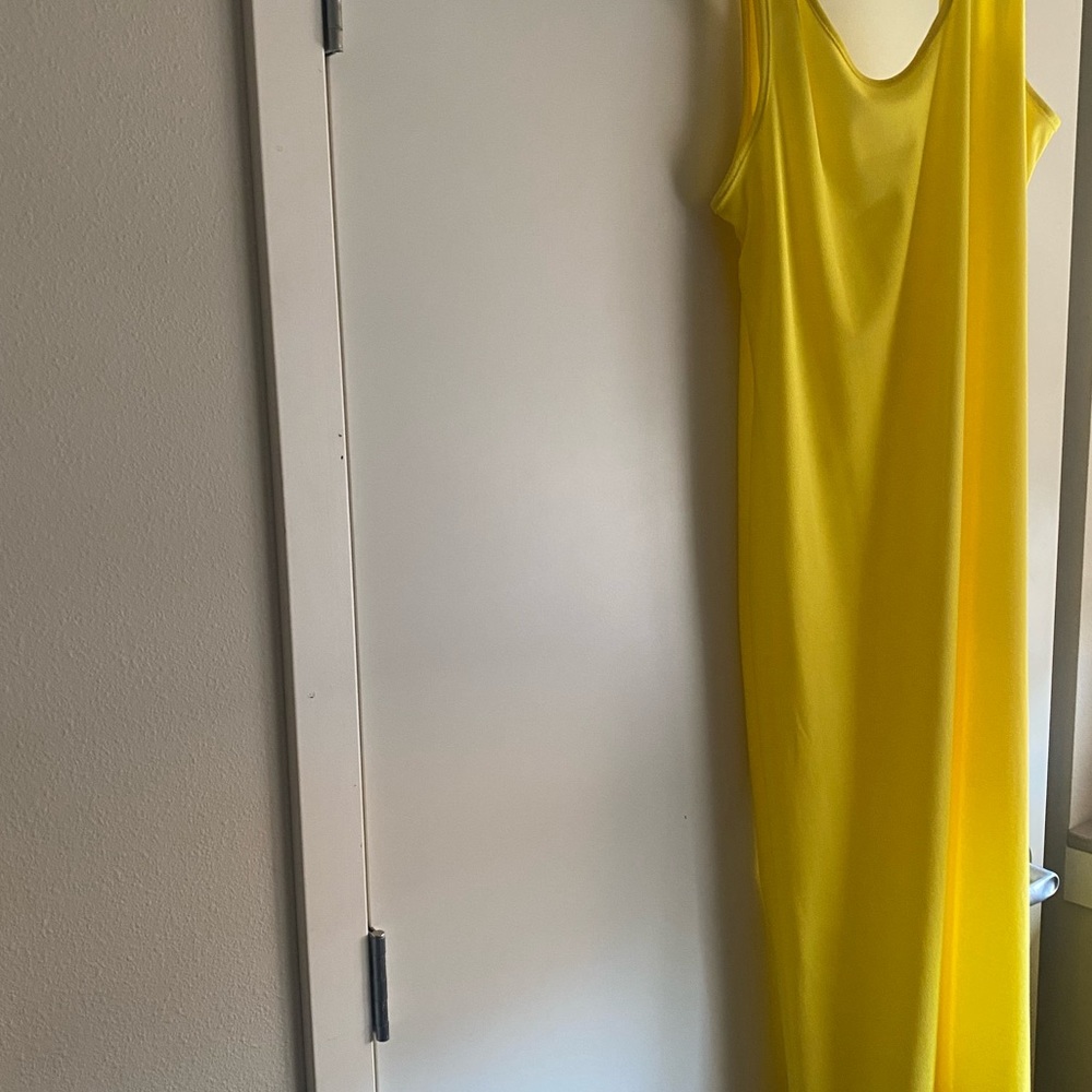 Neon Yellow bodycon dress